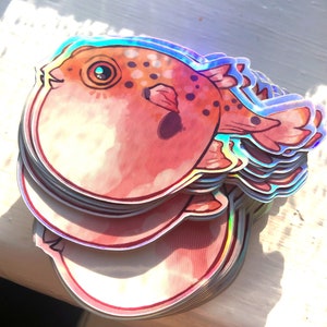 Holografische sticker kogelvis