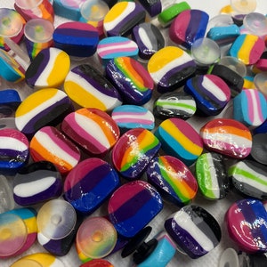 LGBT+ Pride Crocs Schuhanhänger Schwul Lesben Bi Trans Non-binary Ace Pan