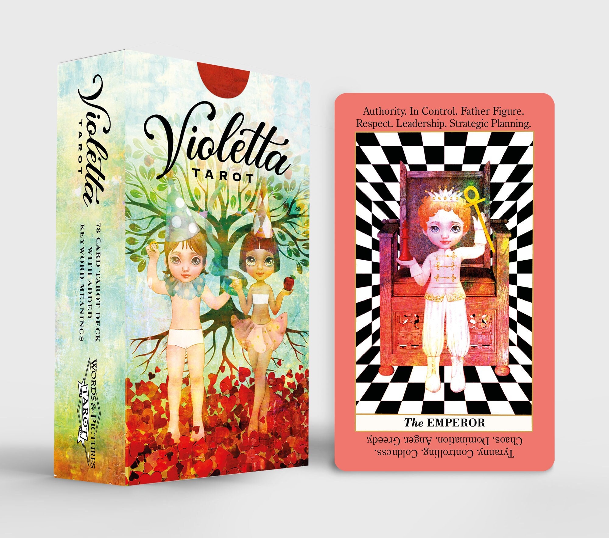 Tarot Cards With Added Key Word Meanings. Easy to Learn Tarot