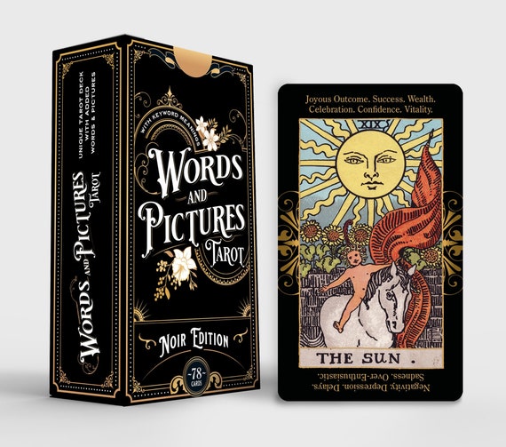 Cards Added Word Meanings. Easy to Learn Tarot - Etsy
