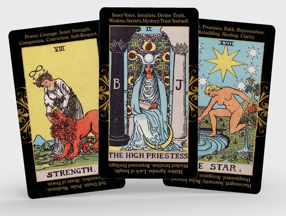 Tarot Cards With Added Key Word Meanings. Easy to Learn Tarot -  Canada