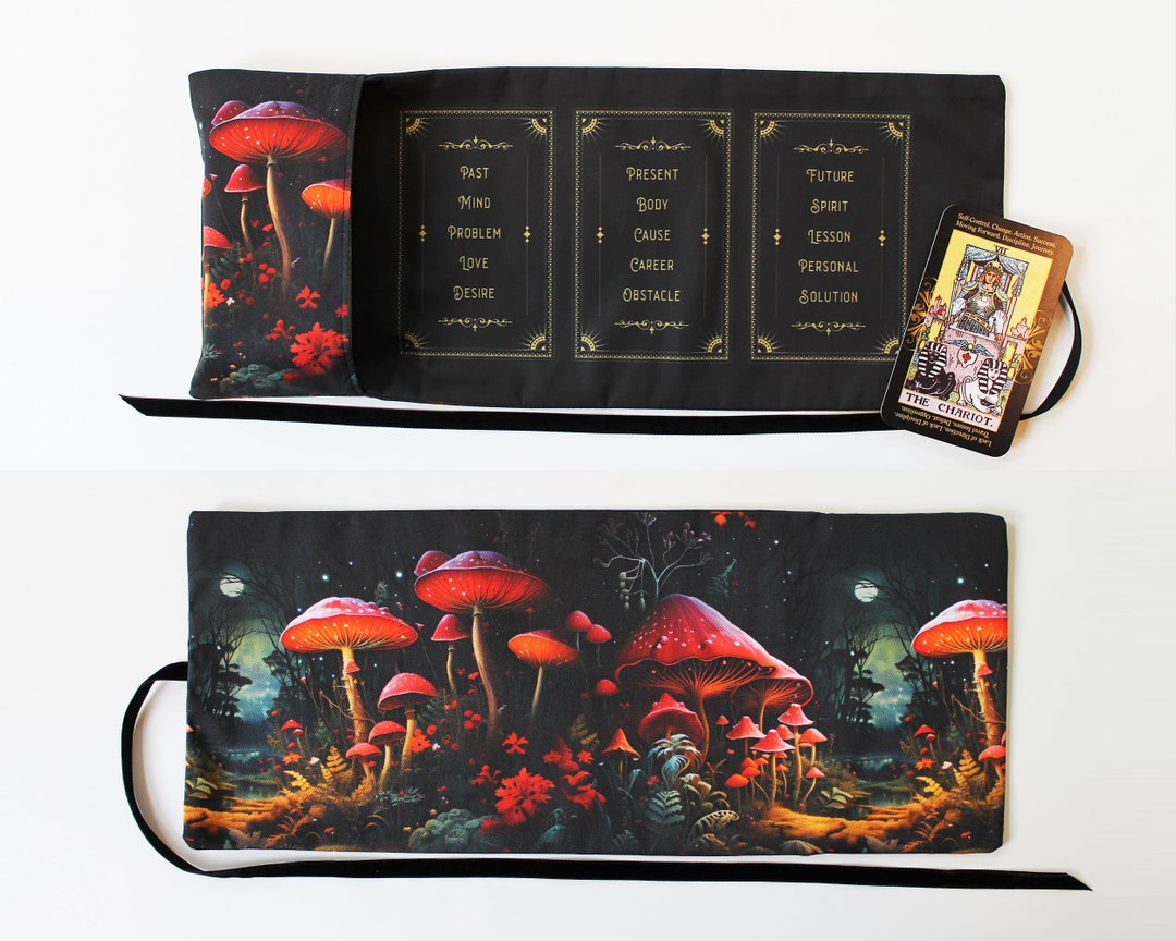 Tarot Card Wrap Tarot Storage Pouch Holder Case Pagan Gift - Etsy