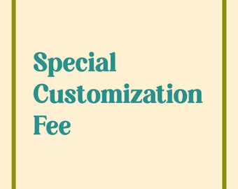Cargo adicional por personalización