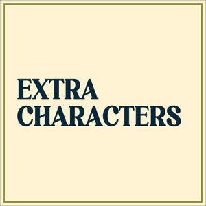 EXTRA ZEICHEN - Add-On Listing für Custom Wimpel