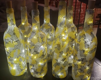 Wine Bottle Centerpieces -- Set