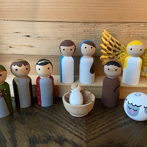 Nativity Set - Peg Dolls