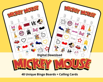 Micky Maus Bingo | Micky Maus Spiele | Micky Maus Geburtstag