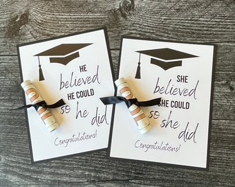 Graduation Money Holder | Graduation Card | High School Graduation | College Graduation | Middle School Graduation | Congratulations Card