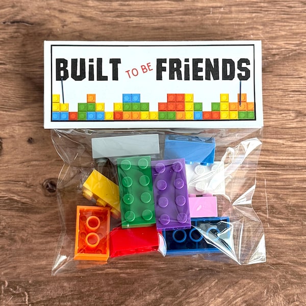 Building Brick Valentines | School Valentines | Valentine Exchange