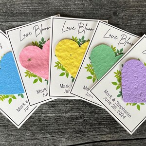 Wedding Favors | Bridal Shower Favors | Wildflower Seed Paper | Baby Shower Favors