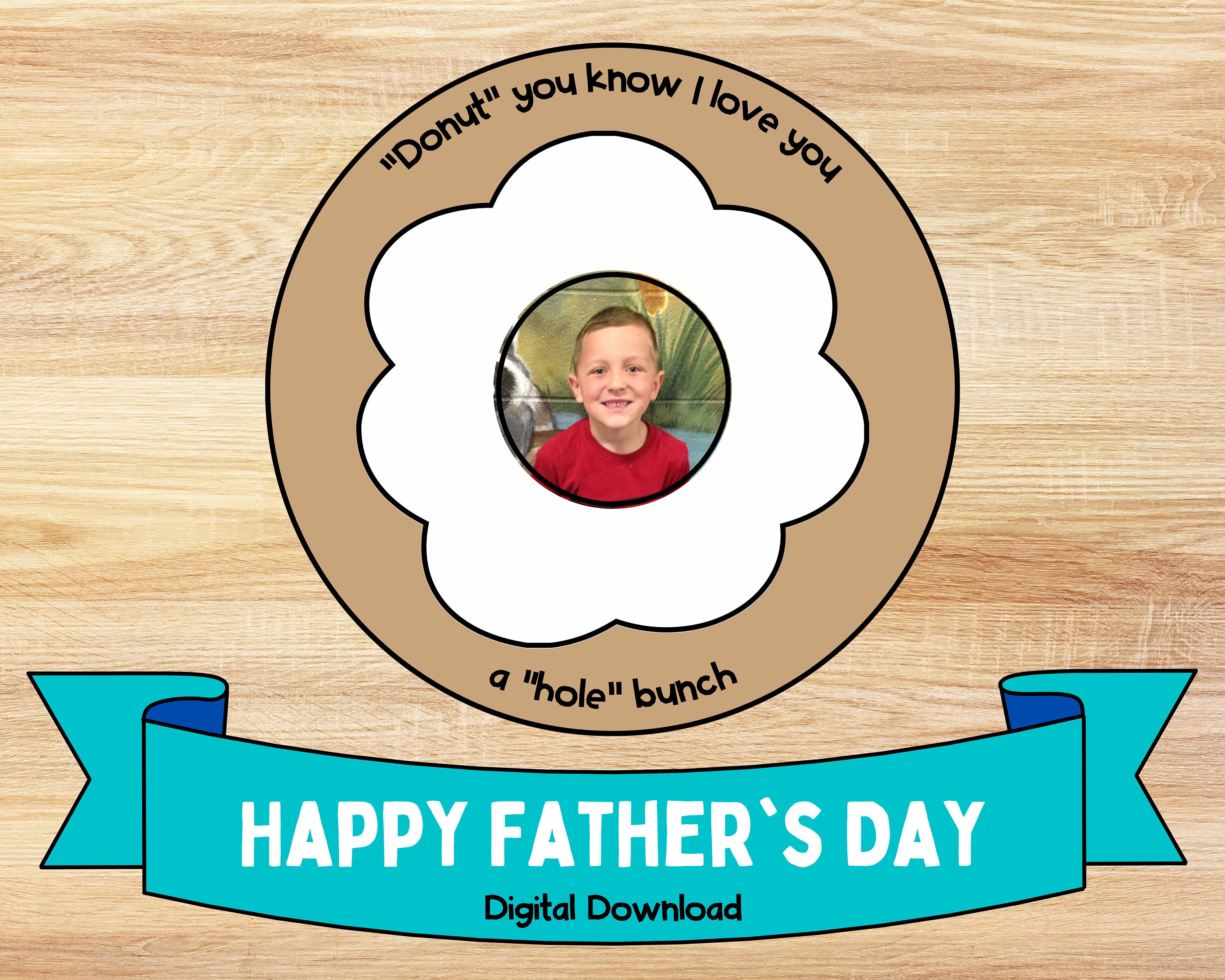 Father's Day Card | Happy Birthday Dad | Donuts with Dad