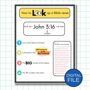 How to Look Up a Bible Verse | Digital Download
