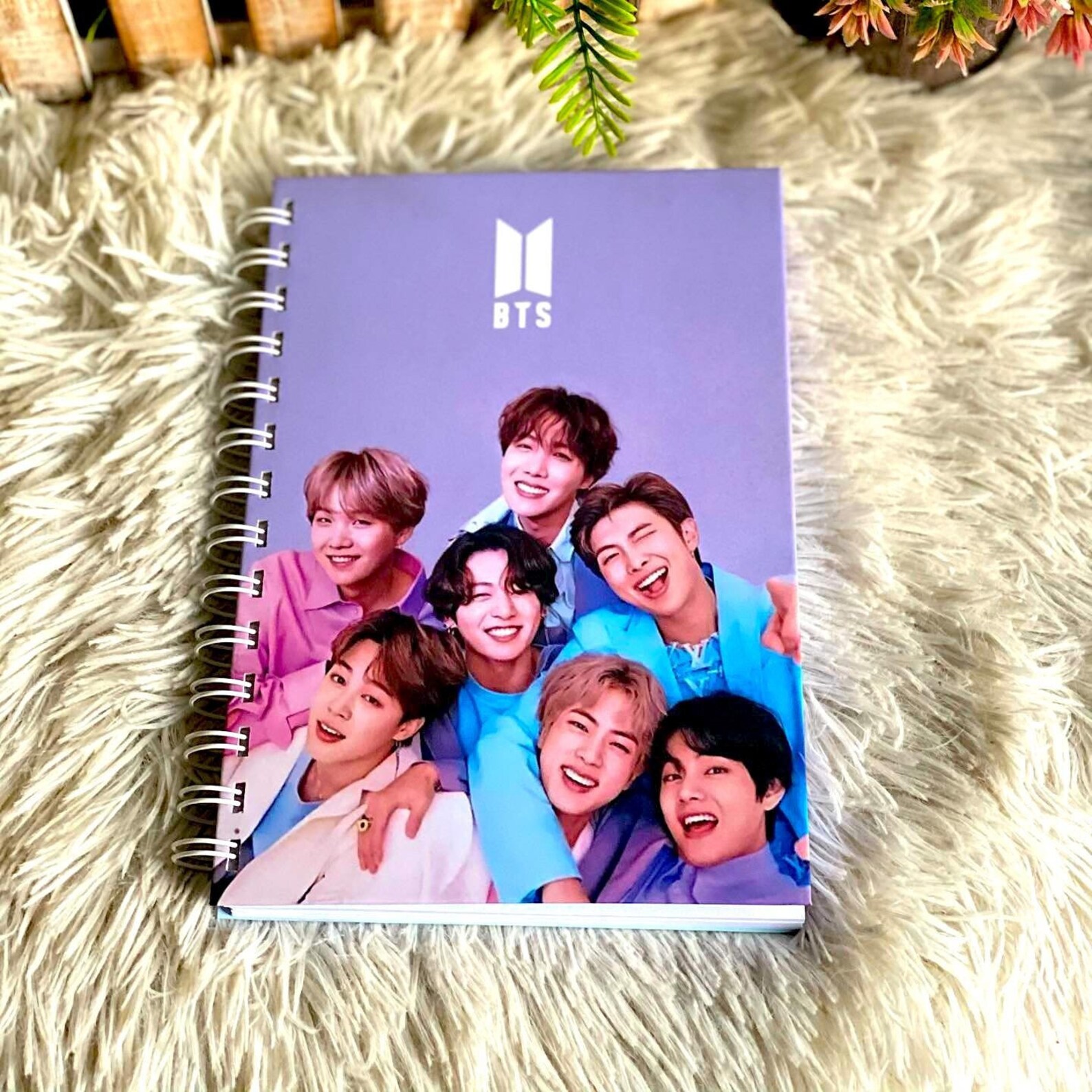 Personalized BTS SPRING RULED Notebook Writing Journal Etsy