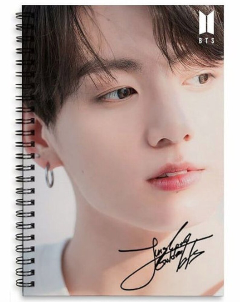 Bts Notebook Jiminjungkook Spring Ruled Notebook Bts Etsy