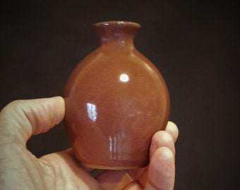 Small Red Bud Vase