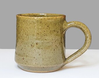 12 ounce Stoneware Mug, Handmade, Celadon