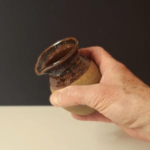 Creamer or Salad Dressing Pitcher - 6 ounce Handmade Stoneware Pitcher