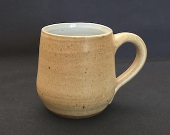 Taza de café – Taza de cerámica de gres moteado hecha a mano de 8 onzas