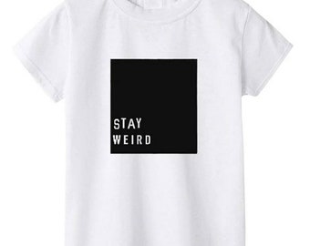 Little Girls Stay Weird Silly Shirts Personalized Toddler Shirts