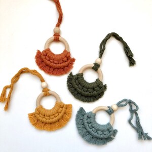 Macramé Car Charms