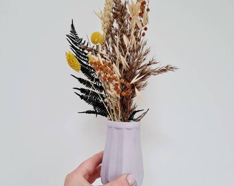 Lilac Boho vase, home decor, geometric vase, gift for her, Nordic vase, Toothbrush Holder, make up brush holder, Dressing table vase