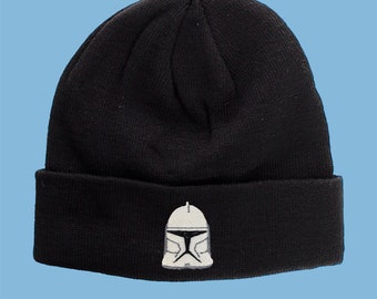 Clone Trooper 1 Starwars Embroidered Handmade Beanie Made in USA