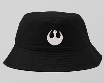 Rebel Starwars Embroidered Handmade Bucket Hat Made in USA