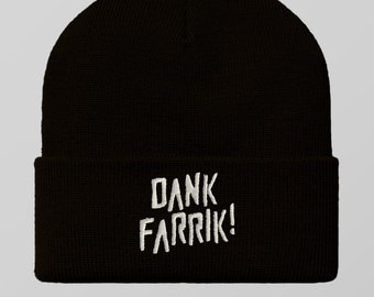 Dank Farrik! Starwars Embroidered Handmade Beanie Made in USA