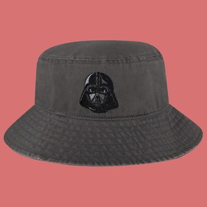 Darth Vader Starwars Embroidered Handmade Bucket Hat Made in USA