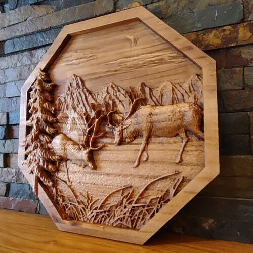 3D Elk 432 Wall Murals