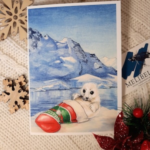 Carte de Souhaits - Carte de Noël - Blanchon