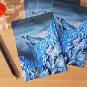 Impression d'Art & Carte postale - Glaciers