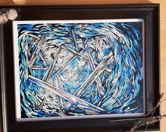 Impression d'Art - Caverne de Glace