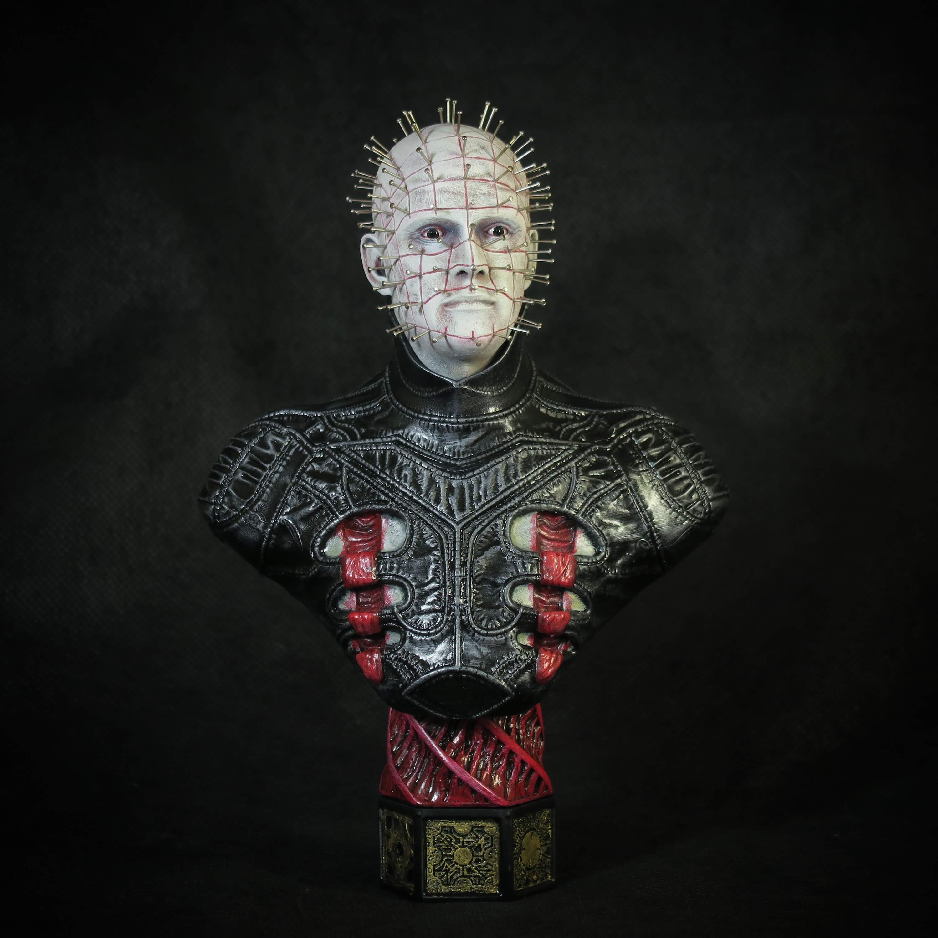 Pinhead Cenobite Bust Inspired by Classic Horror - up to Life-size