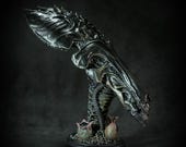 エイリアン・クイーンの胸像 – 壮大なSFディスプレイ彫刻 - Etsy 日本