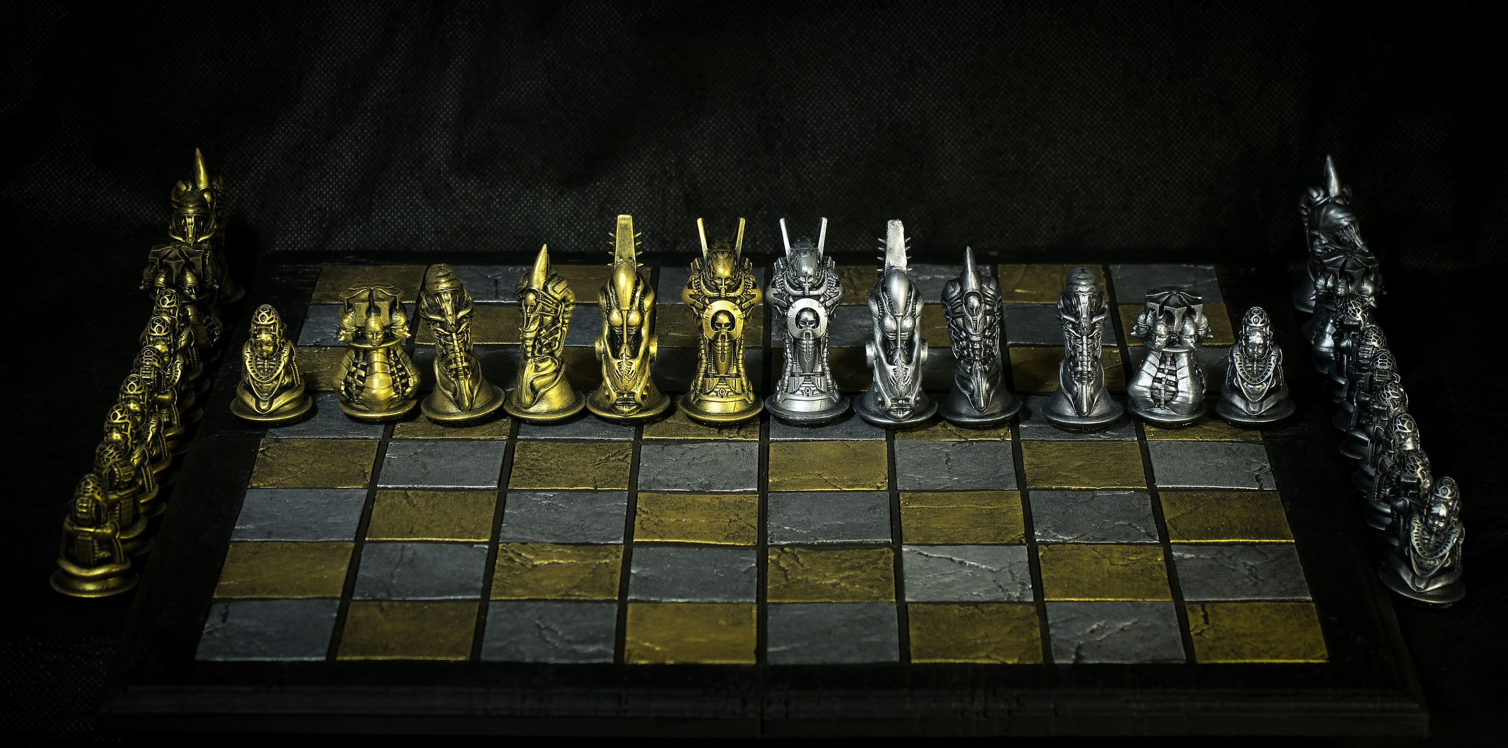Biomechanic Chess Set - Giger Style - Etsy