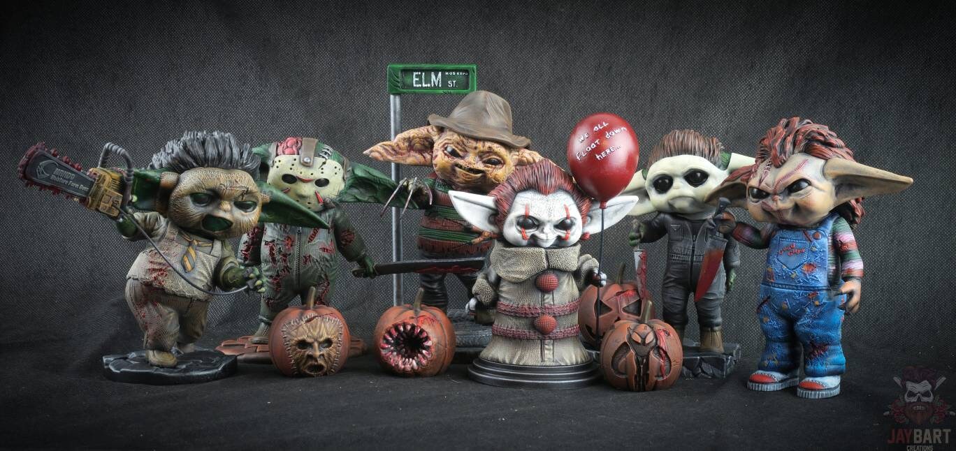 Baby Alien From a Galaxy Far Away X Chucky Mash-up Figurine - Etsy