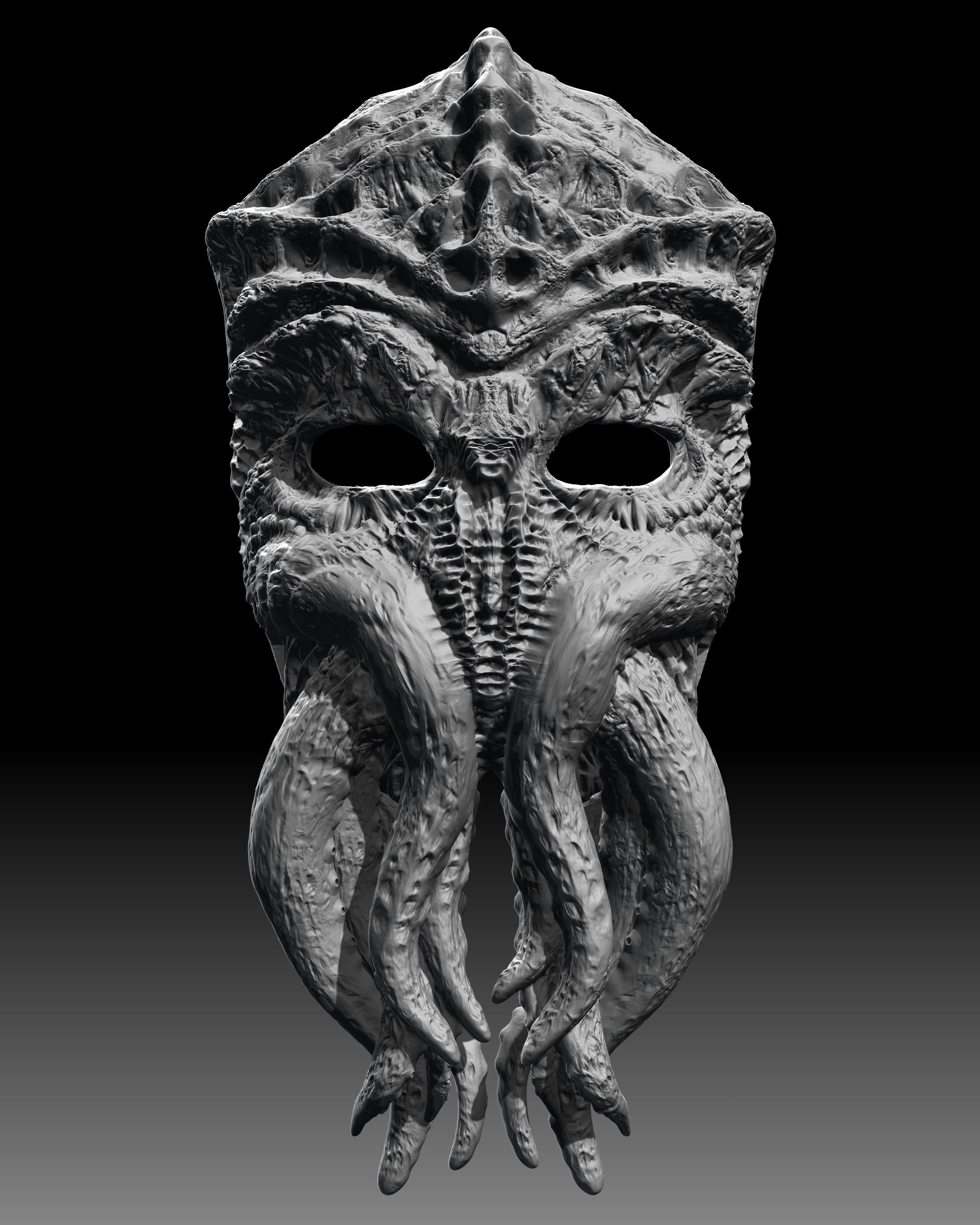 Relic Mask Cthulhu Priest Mask – Eldritch Horror Relic - Etsy
