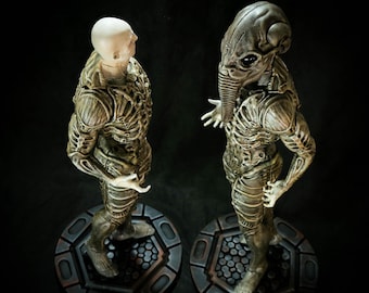 The Engineer – 21 ”Handbemalte Statue | Prometheus-inspirierter Alien Harz Figur (Helm oder Kopf Version)