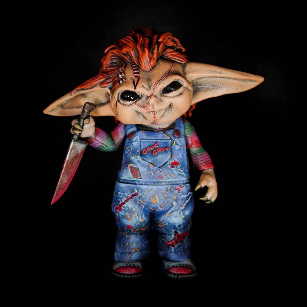 Baby Alien From a Galaxy Far Away X Chucky Mash-up Figurine - Etsy