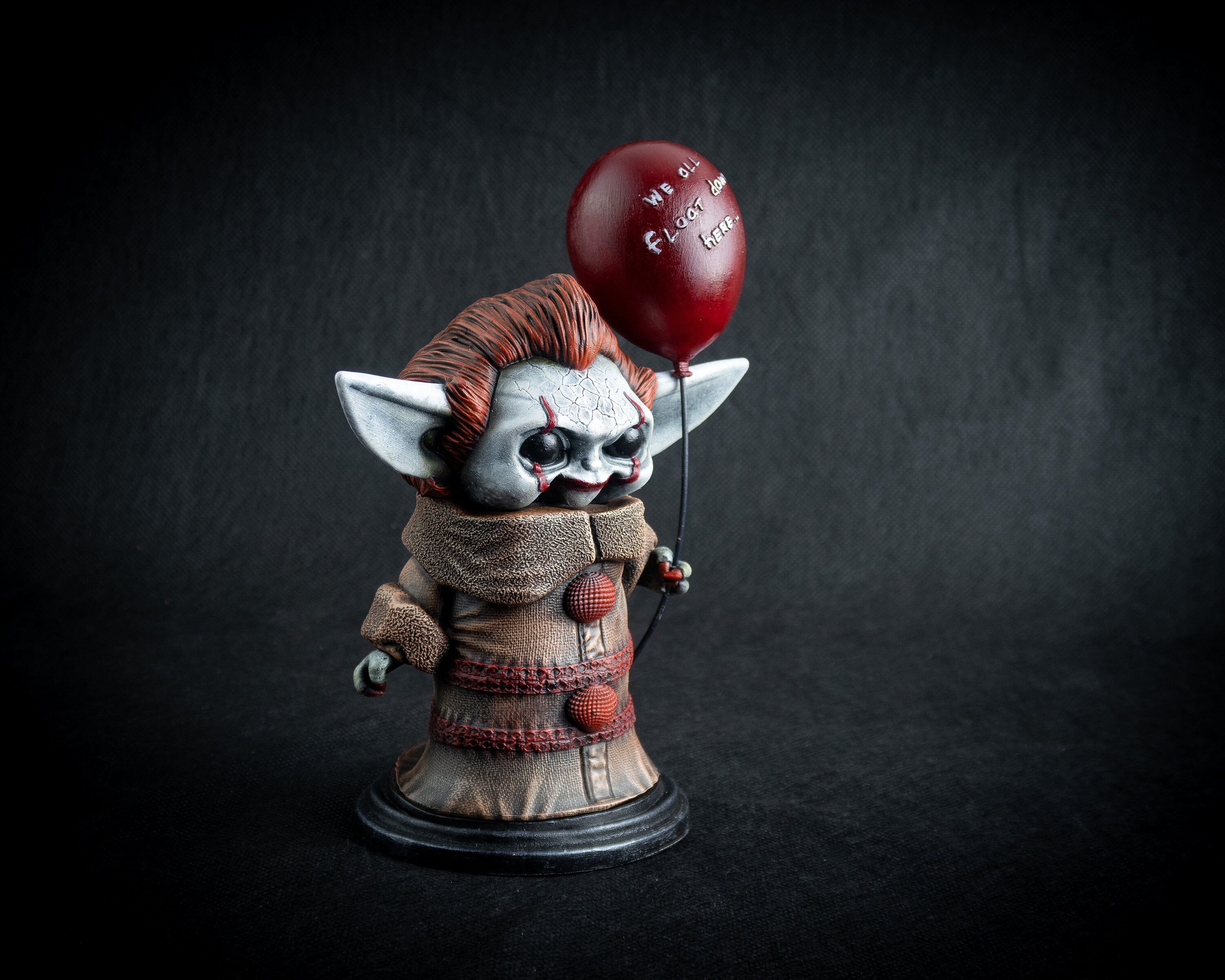 Baby Alien From a Galaxy Far Away X Pennywise IT Mash-up Figurine