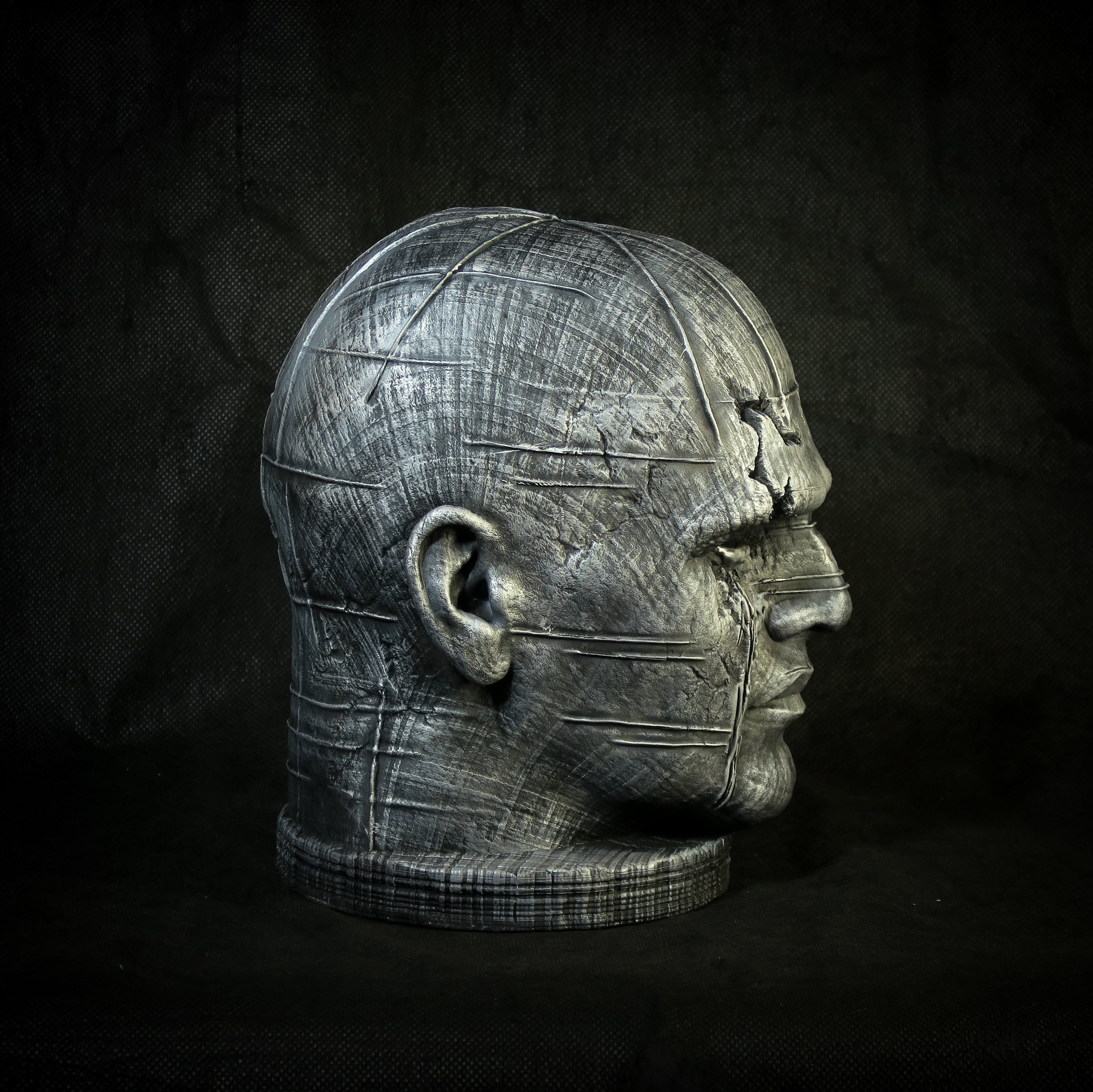 An Alien Temple Hall Head Statue Sculpture Fan Art - Etsy