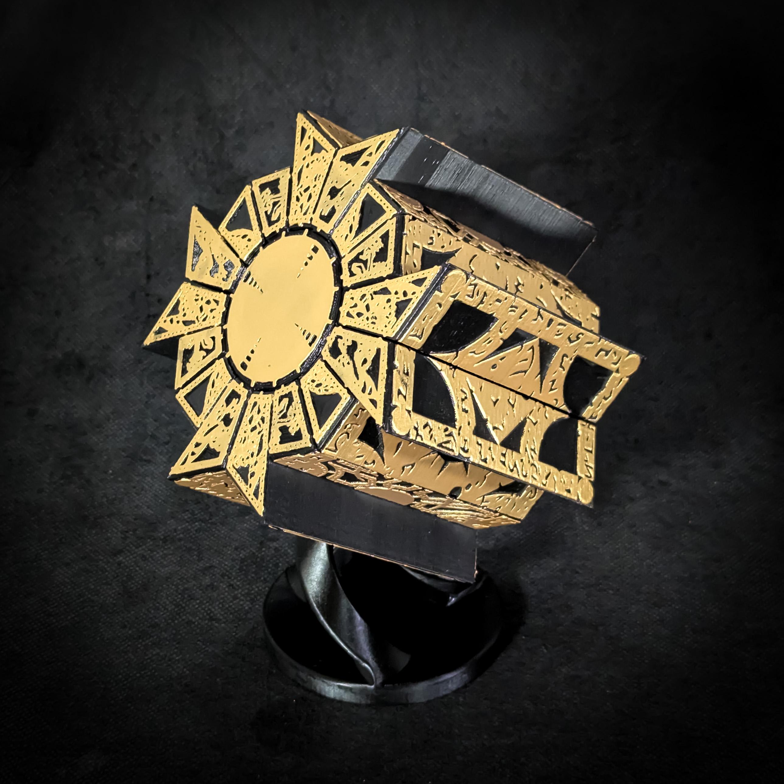 Large Hand-painted Lament Configuration Puzzle Box – 4
