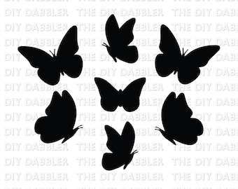 Butterfly svg/dxf/eps/png Cricut and Silhouette Cut File