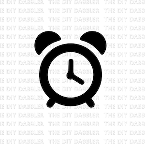 Clock SVG File for Cricut Silhouette svg/dxf/eps/png