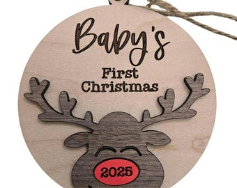 Baby's First Christmas Ornament, New Baby, First Christmas, Xmas, Ornament, New Parents, Expecting Parents, Christmas Tree