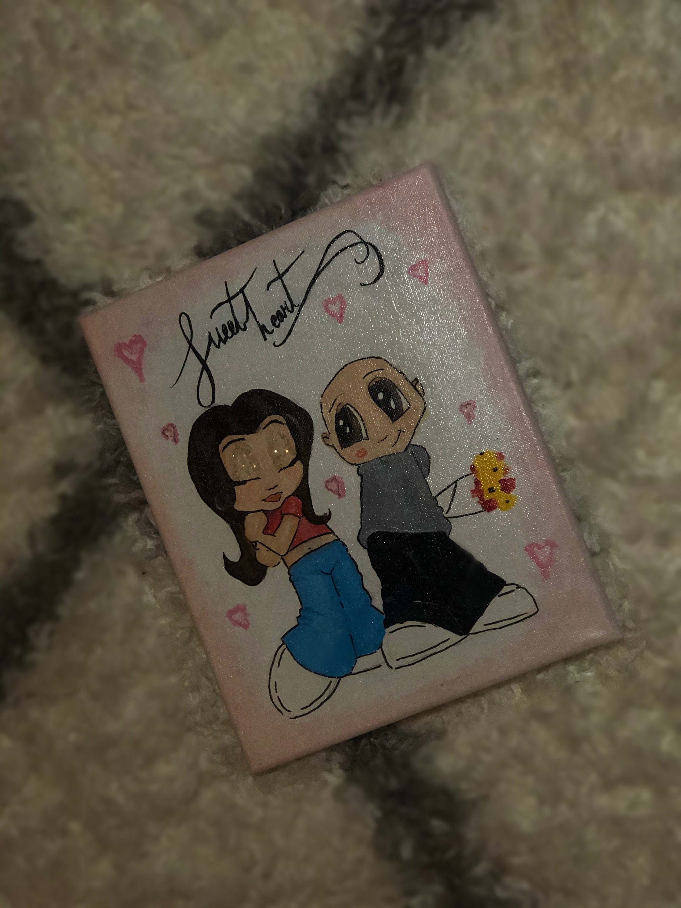 Pareja chicana dibujando Sweetheart Cholo y chola Novia - Etsy España