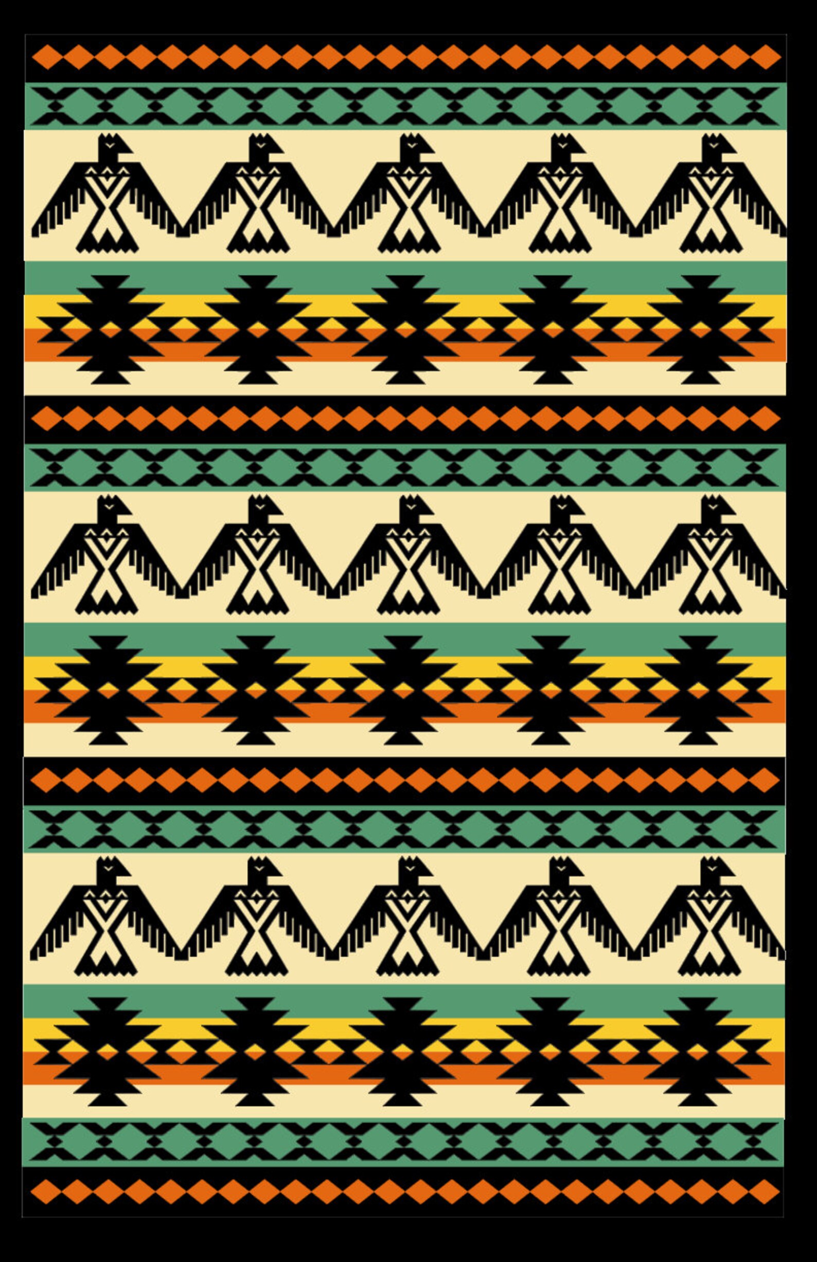 Tribal Blanket Background Wallpaper PNG Download File Instant Etsy