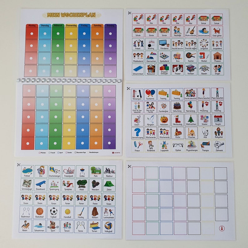 Wochenplan für Kinder, Montessori Wochenplan Kinder, Tagesablauf Kinder, Tagesplan Kinder, Montessori, Kinder Wochenplan, Wochenkalender Kinder, Wochenplan Kinder, Wochenplaner Kinder, Wochenplaner für Kinder, Wochenplan Kinder magnetisch