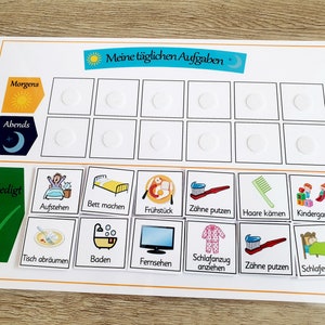 Kinder Lernen, Routineplaner, Tägliche Aufgaben, Checkliste Kinder, Tagesplan Kinder, Wochenplan für Kinder, Wochenplaner Tagesplaner Montessori Spielzeug, Tagesablauf Kinder, Montessori Spielzeug, Tagesplan Kinder, Wochenplan Kinder